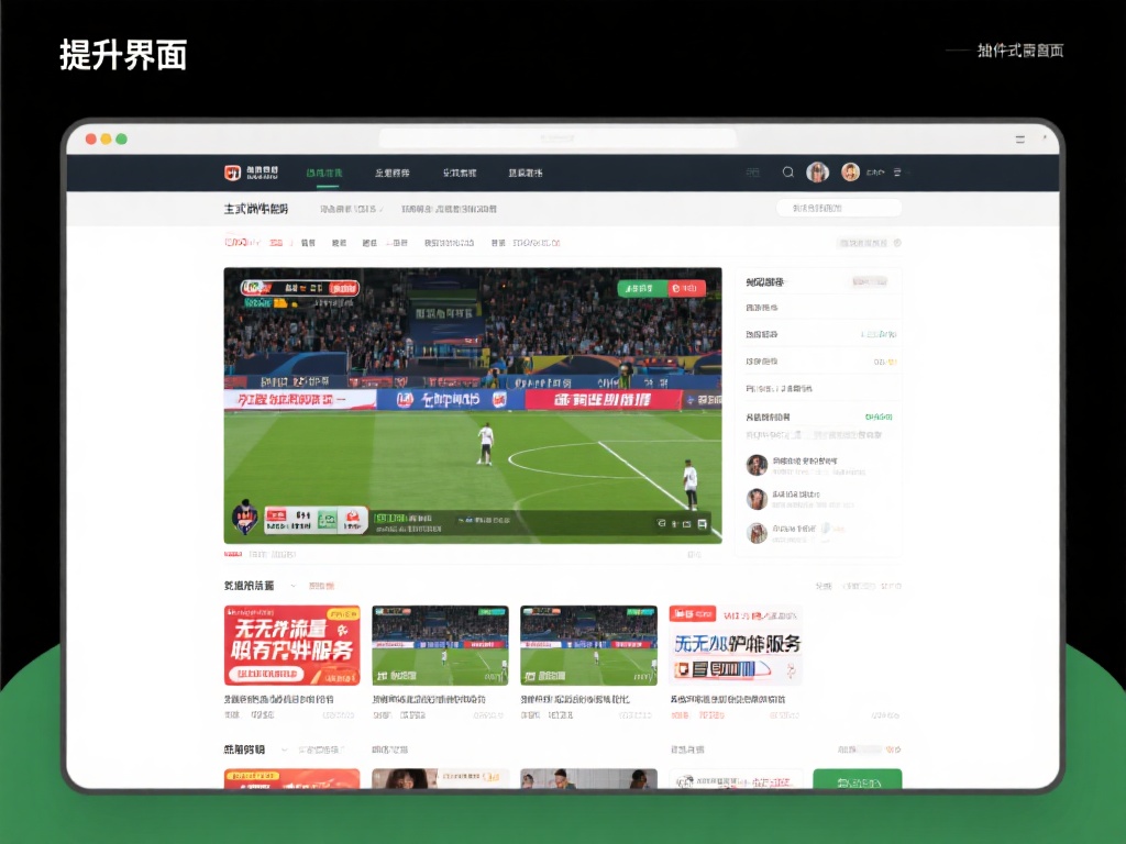 提升界面简洁度
插件式直播页面往往夹带